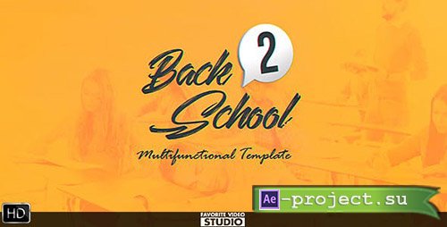 Videohive: Back 2 School Broadcast Pack - Project for After Effects