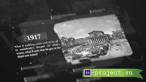Videohive: History Slideshow 23085039 - Project for After Effects 