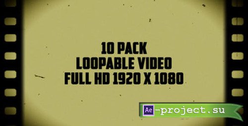 Videohive: Old Film Frames Overlays (10 Pack) - Motion Graphics 