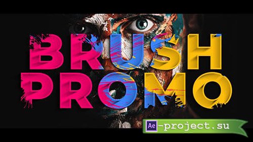 Videohive: Colorful Brush Promo 24650205 - Project for After Effects 