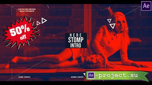 Videohive: Actionable colorful stomp intro - Project for After Effects 
