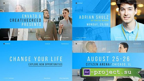 Videohive: Minimal Conference Promo - Project for After Effects 