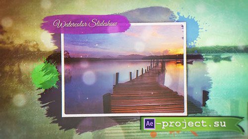 Videohive: Watercolor Slideshow 21758949 - Project for After Effects