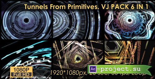 Videohive: Tunnel From Primitives Pack - Motion Graphics 