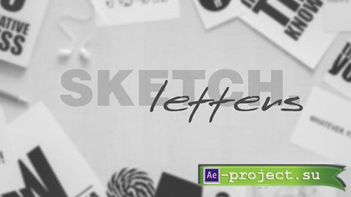 VideoHive: Sketch Letters 22106338 - Project for After Effects