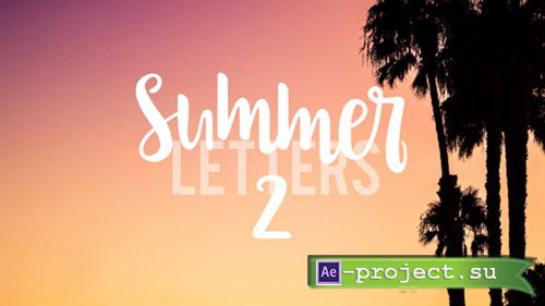 VideoHive: Summer Letters 2 - Project for After Effects