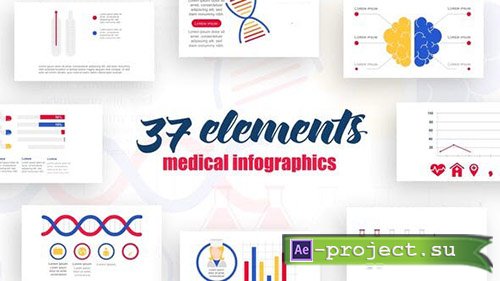 VideoHive: Infographics Medical Elements - Project for After Effects