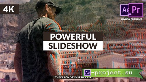 Videohive: Powerful & Stylish Slideshow - After Effects & Premiere Pro Templates 