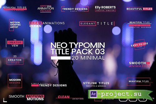 20 Typomin Title Pack 03 - 293594 - After Effects Templates