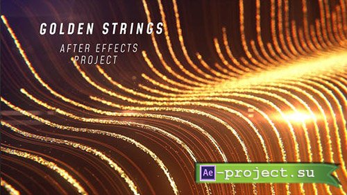 Videohive: Golden Strings Logo - Project for After Effects 