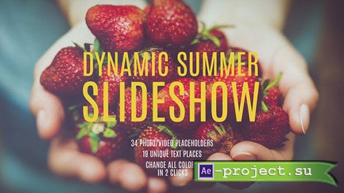 Videohive: Dynamic Summer Slideshow 17323754 - Project for After Effects 