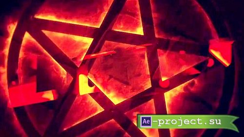 Fire Pentagram Logo Reveal 295827 - Premiere Pro Templates
