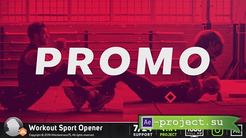 Videohive: Workout Sports Opener 21922586 -  Project for After Effects