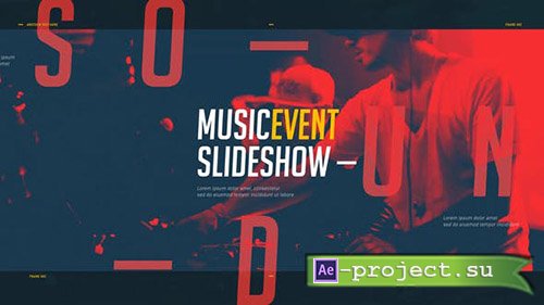 Videohive: Music Event Slideshow - Project for After Effects 