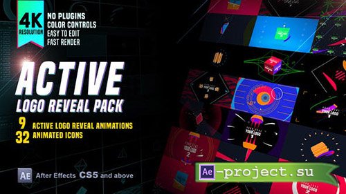 Videohive: Active Logo Reveal Pack - Project for After Effects 