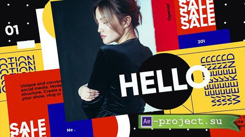 Videohive: Trendy Fashion Opener - Project for After Effects 