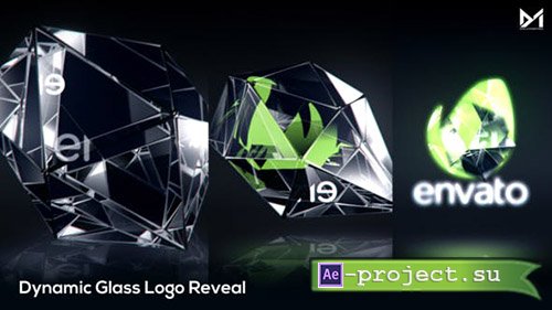 Videohive: Dynamic Glass Logo Reveal - Project for After Effects 