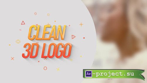 Videohive: Clean 3D Logo - Project for After Effects