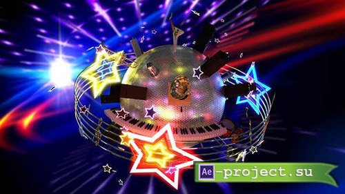 Videohive: Music Planet Video - Motion Graphics 