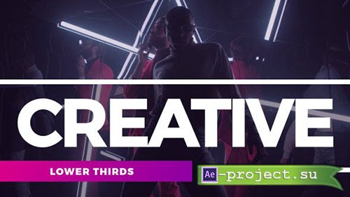 Videohive: Creative Lower Thirds - Project for After Effects 