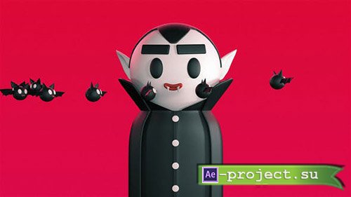 Videohive: Halloween Cartoon Opener - Project for After Effects 