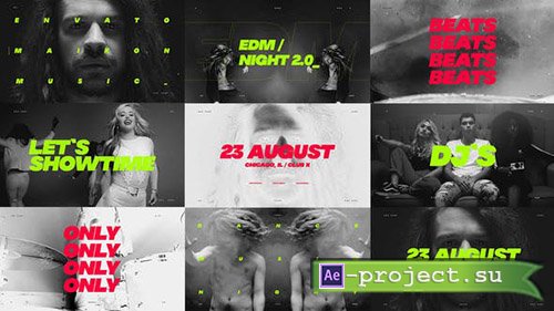 Videohive: Music Event Promo / Dynamic Opener / Party Invitation / EDM Festival / Night Club 
