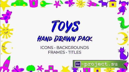 Kids & Toys Hand Drawn Pack 301510 - Premiere Pro Templates