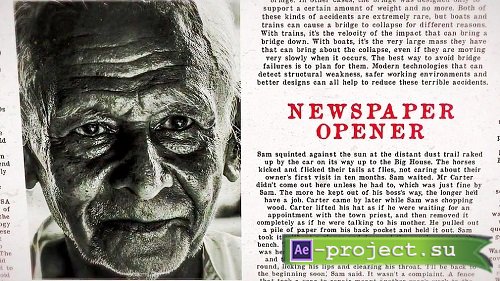 Newspaper Opener 303518 - After Effects Templates
