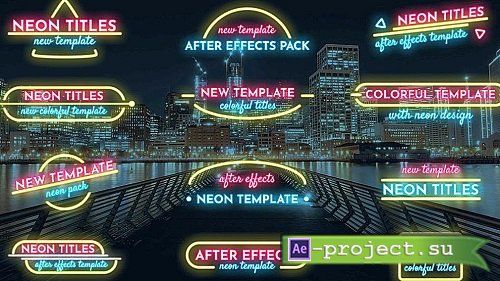 Lower Thirds Neon Pack 302980 - After Effects Templates