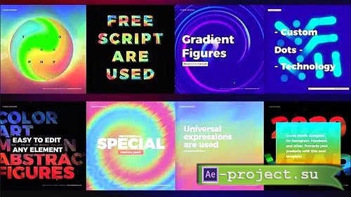 Social Media Square Posts Pack #3 - 302933 - After Effects Templates