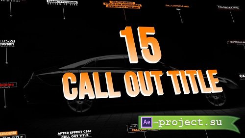 Call Out Titles 303673 - After Effects Templates