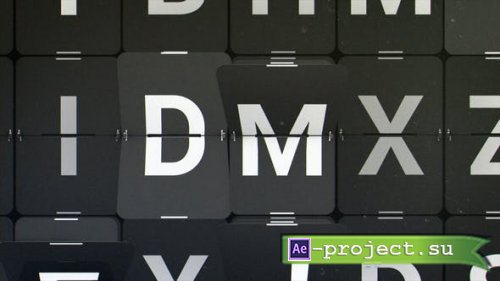 Videohive: Flipping Type Project - Project for After Effects 