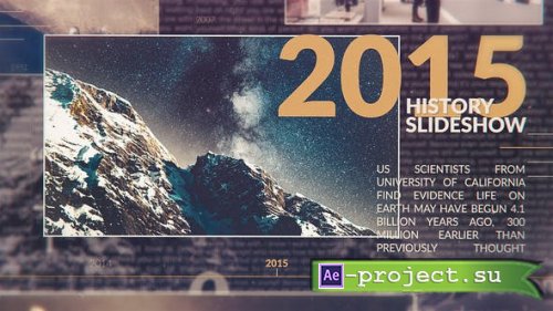 Videohive: Chronological History Slideshow - Project for After Effects 