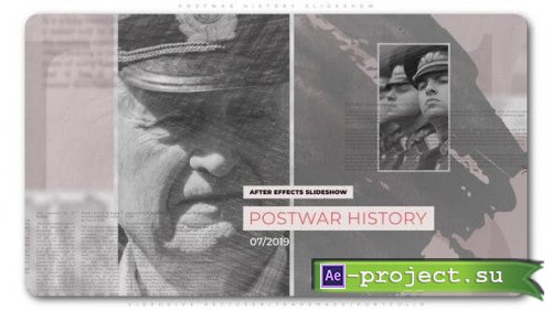 Videohive - Postwar History Slideshow - 24082300 - Project for After Effects