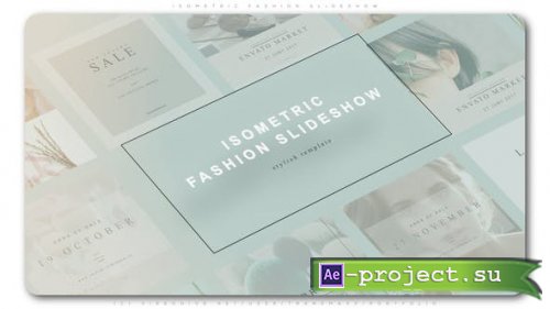 Videohive - Isometric Fashion Slideshow - 23834971 - Project for After Effects