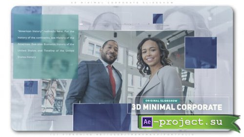 Videohive - 3D Minimal Corporate Slideshow - 23845631 - Project for After Effects