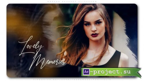 Videohive - Modern Brushes Slideshow - 23879041 - Project for After Effects