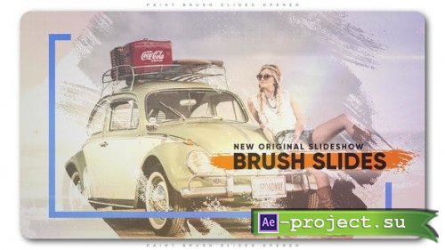 VideoHive Paint Brush Slides Opener 22221190 - Project for After Effects