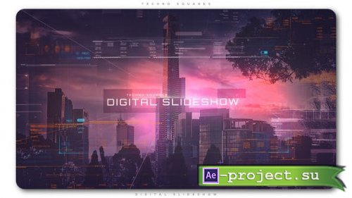 Videohive - Techno Squares Digital Slideshow - 22316005 - Project for After Effects