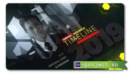 VideoHive: Business Timeline Isometric Slideshow 23310239 - Project for After Effects
