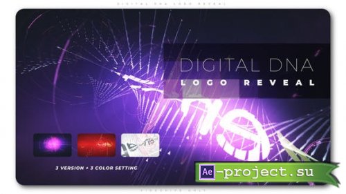 VideoHive: Digital DNA Logo Reveal 23270223 - Project for After Effects