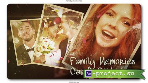 VideoHive: Family Memories Cards Slideshow 20054047 - Project for After Effects