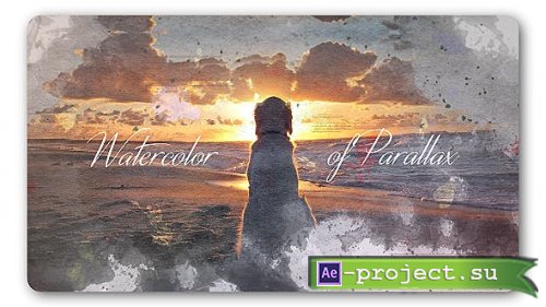 Videohive - Watercolor Parallax Slideshow - 18391004 - Project for After Effects