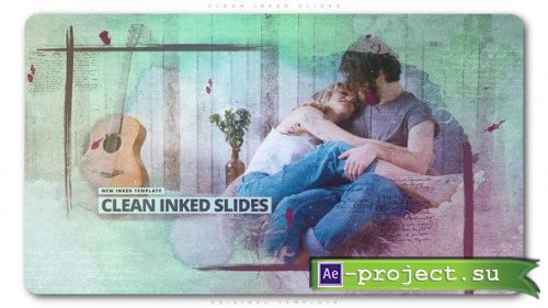 Videohive - Clean Inked Slides - 22432424 - Project for After Effects