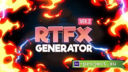 Videohive: RTFX Generator [1000 FX elements] v.2.0 (10 Aug 2019) - Project & Script for After Effects