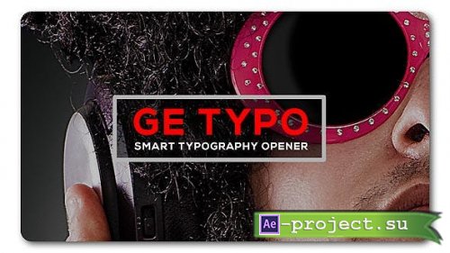 VideoHive: The Typo Smart Opener 19539923 - Project for After Effects