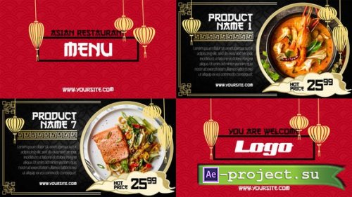 VideoHive: Asian Menu - Restaurant Promo 24810621 - Project for After Effects