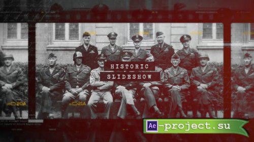 VideoHive: Historic Chronicle Slideshow World War Old Vintage Memories Retro Photo Album 24603511