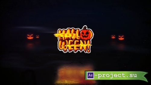 Videohive - Halloween Glitch Logo - 24819061 - Project for After Effects 