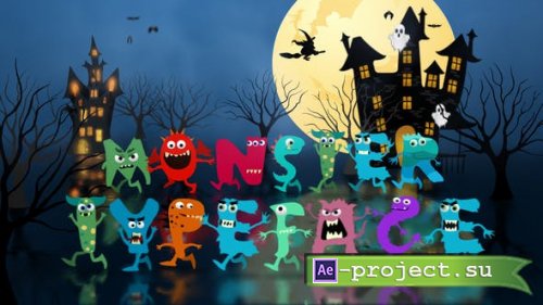  Videohive - Monster Typeface | After Effects Template - 24792969